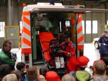 Was so alles in einem Krankenwagen dabei ist