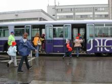 Weiter gehts mit dem Flughafenbus