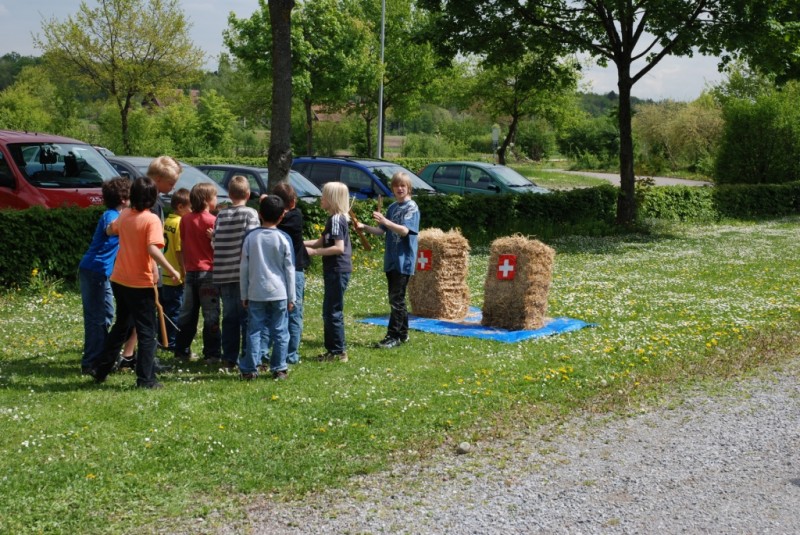 Triff die Zielscheiben