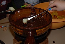 Schoggi-Fondue!